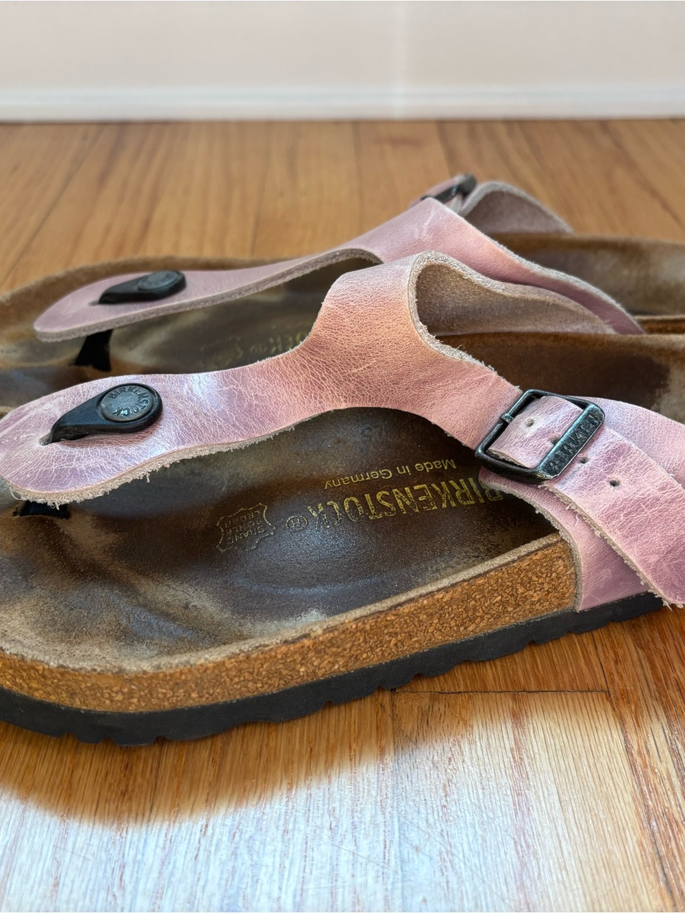 Birkenstock 39 Nubuck Gizeh Faded Purple - Picture 4 of 6